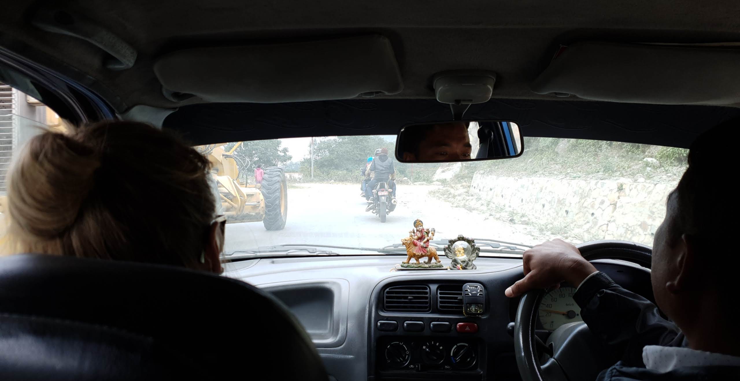 The taxi ride to Nayapul was&hellip;interesting.